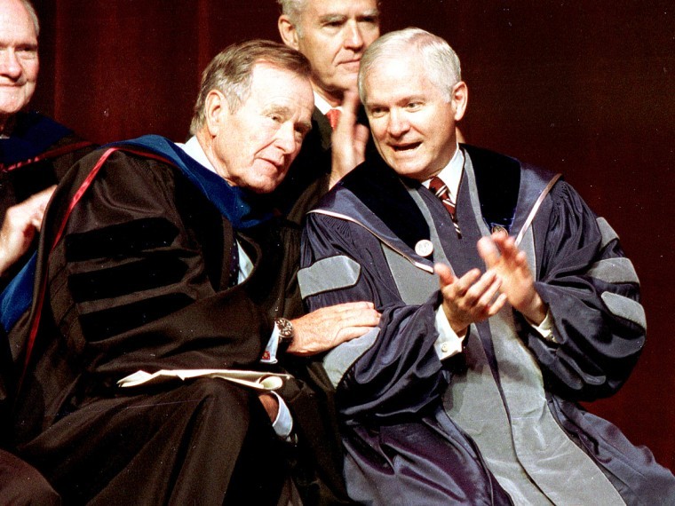George H.W. Bush through the years